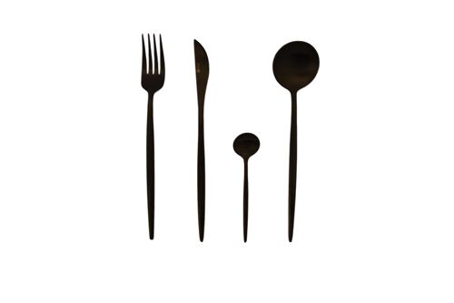Gemeo Serwa Design Cutlery 16pcs set Black Matt