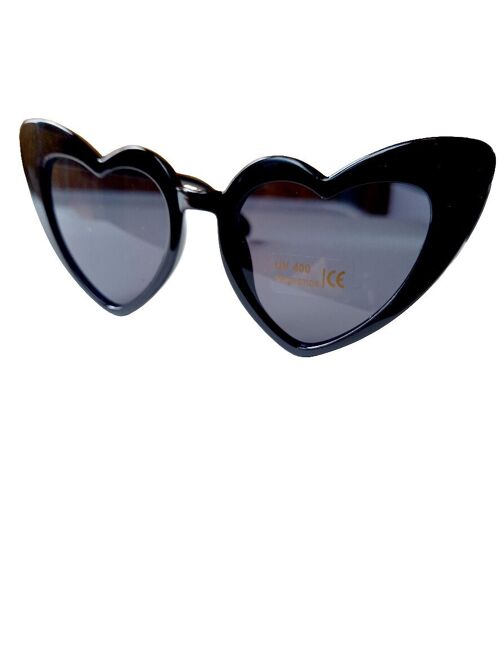 Children's sunglasses Heart black | sunglasses