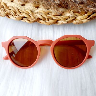 Lunettes de soleil pour enfants Beach rouille | des lunettes de soleil