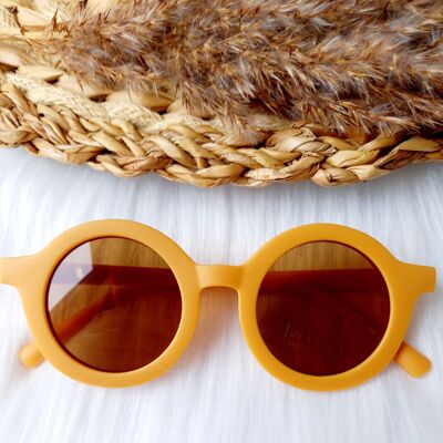 Occhiali da sole per bambini Retro Giallo | occhiali da sole