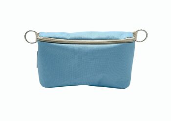 Sac banane Bleu Clair Or/Argent 2