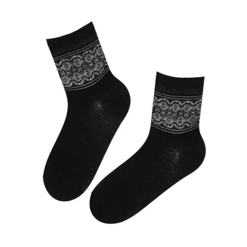 PAXTON black cotton socks size 6-9