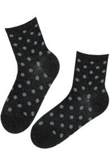 ELMI chaussettes scintillantes à pois taille 6-9 13