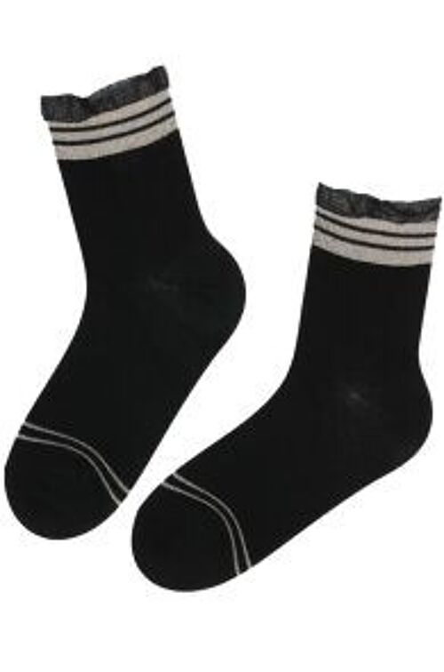 GABRIELLE socks with a sparkly edge size 6-9