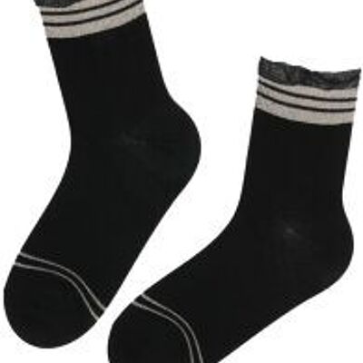 GABRIELLE Socken mit glitzerndem Rand, Größe 6-9