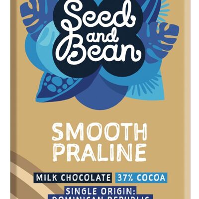 Glatte Pralinenmilch aus Samen und Bohnen, 37 % Bio-Schokolade, 10 x 75 g