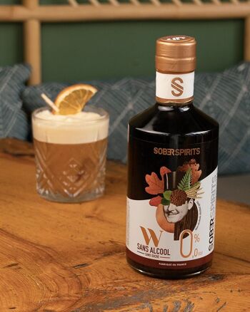 Spiritueux Sans Alcool - Sober Spirits W 0.0% 50cl - Alternative au Whisky Bourbon 1