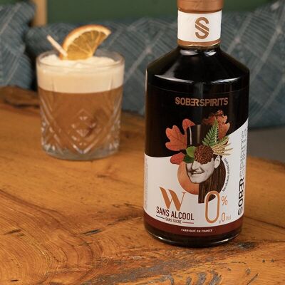 Spiritueux Sans Alcool - Sober Spirits W 0.0% 50cl - Alternative au Whisky Bourbon