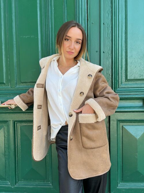 Reversible Suede Coat