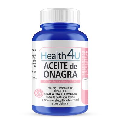 H4U Aceite de Onagra 60 cápsulas blandas de 680 mg