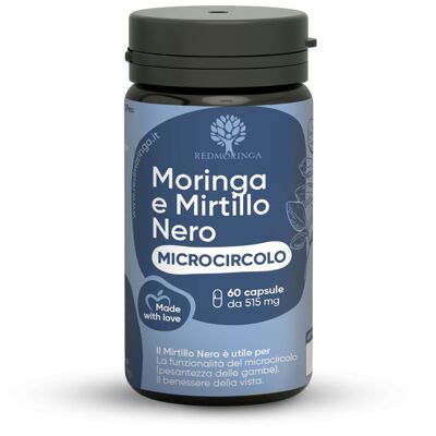 Nahrungsergänzungsmittel für die Mikrozirkulation von Moringa und Heidelbeeren