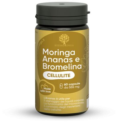 Complément alimentaire Moringa, Ananas et Bromélaïne, Cellulite