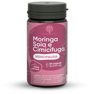 Nahrungsergänzungsmittel Isoflavone aus Soja, Cimicifuga, Moringa, Menopause