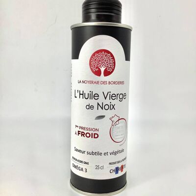 HUILE VIERGE DE NOIX BIO 1ère PRESSION À FROID - 25 cl