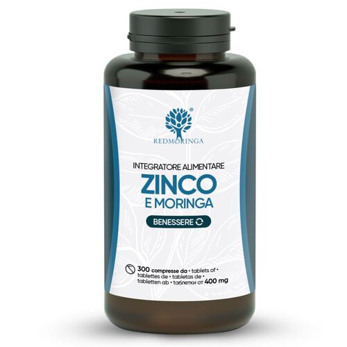 Zinco e Moringa | Integratore in Compresse