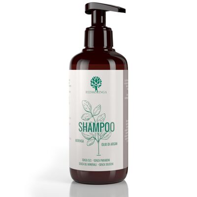 EcoBio Moringa Shampoo 99% Natural and Antipollution | Moringa and Pomegranate