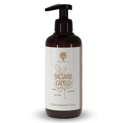 Balsamo Capelli 99% Naturale alla Moringa, Olio di Cocco, Argan e Karité