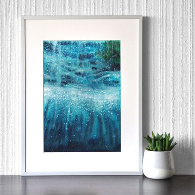 Bajo el agua - Impresión de arte