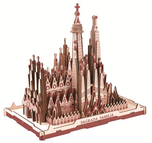 Bouwpakket Sagrada Familia Barcelona van hout