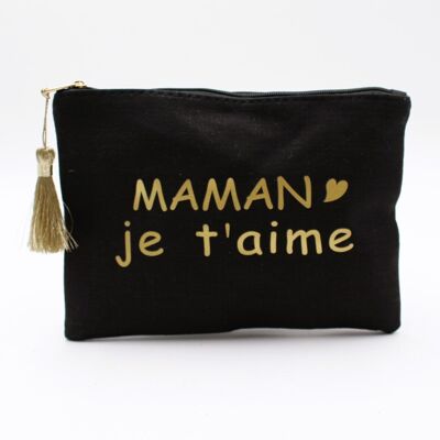 “Mom I love you” message pouch