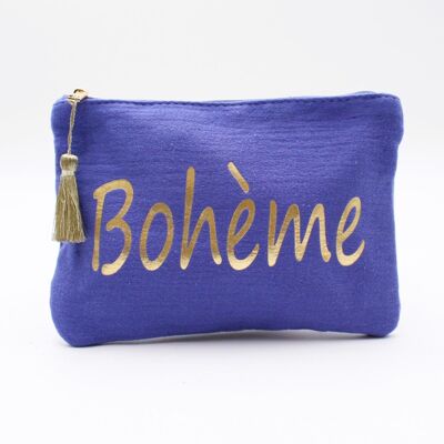 Bolsa con mensaje “bohemia”