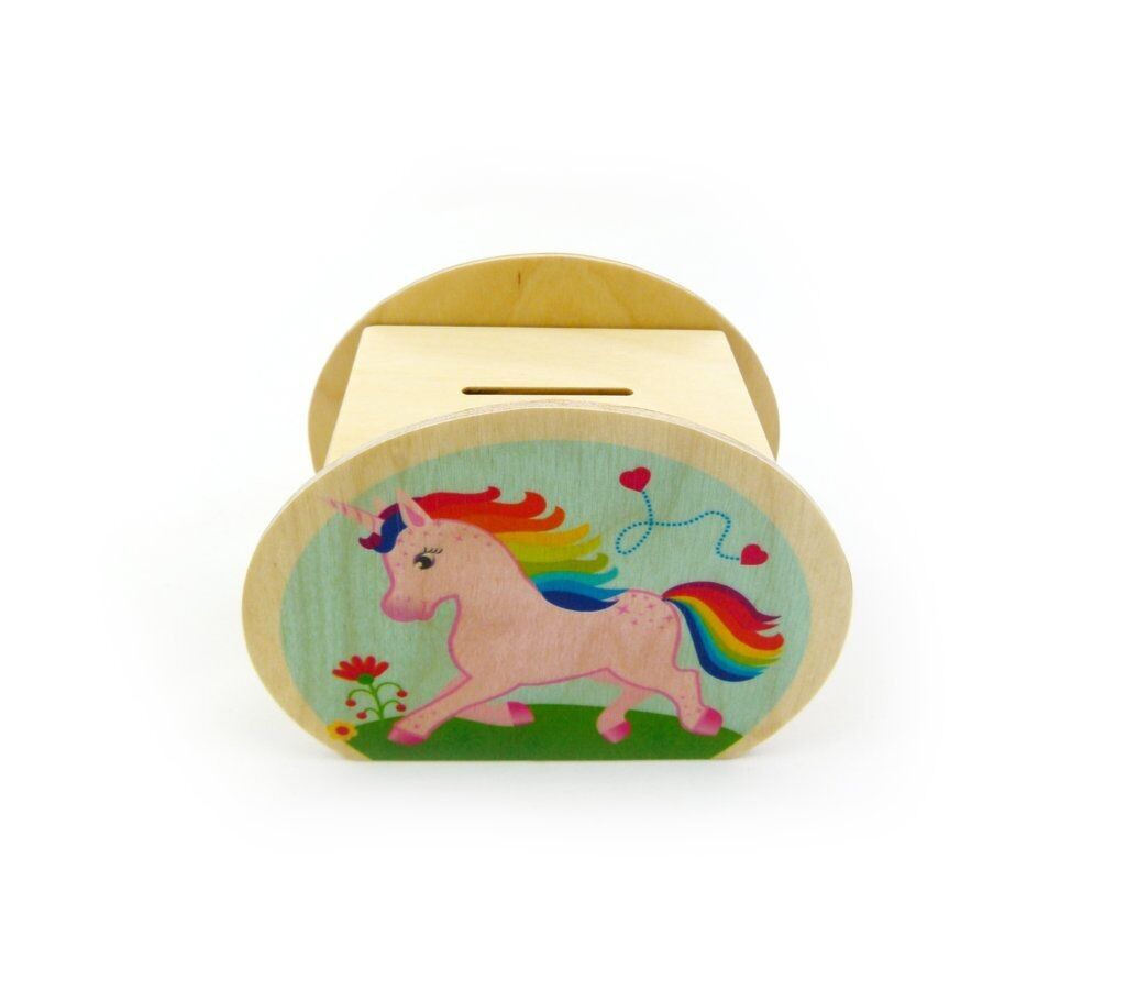 Salvadanaio unicorno