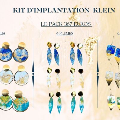 Earrings implantation kit kLEIN
