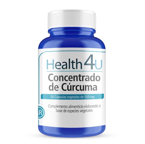 H4U Concentrado de cúrcuma 30 cápsulas vegetales de 550 mg