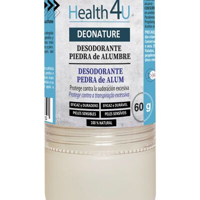 H4U DEONATURE Déodorant Pierre d'Alun 60