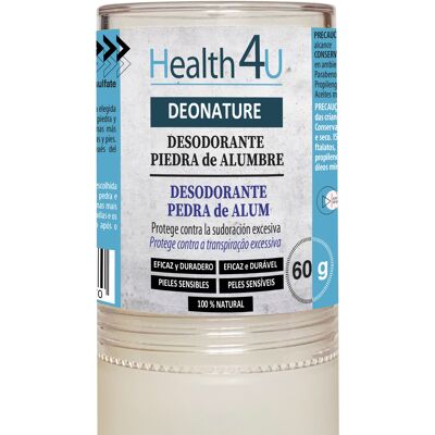 H4U DEONATURE Desodorante Piedra de Alumbre 60