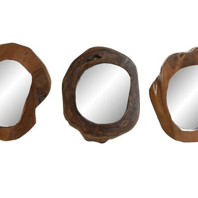 Teak Mirror 34X4X32 3 Assortment. ES211312