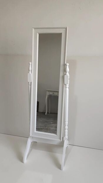 MIROIR DRESSING MDF MIROIR 50X50X157 BLANC MB212342