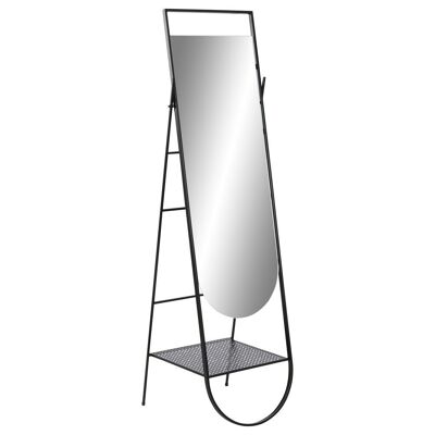 Miroir dressing miroir métal 44,4x40x162 noir ES211589