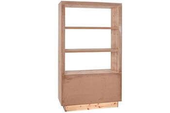 ETAGERE MDF SAPIN 100X40X175 NATUREL MB213015 3