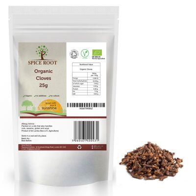 Organic Cloves 25g