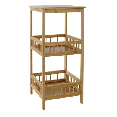 BAMBOO SHELF 38.5X39.5X86.5 3ST, NATURAL PB202777