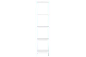 ETAGERE EN VERRE MDF 40X30X180 TREMPÉ BLANC MB207699 6