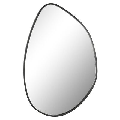 MIROIR MÉTAL 45X2X65 NOIR ES211501