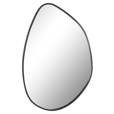 Specchio Specchio in metallo 45X2X68 Nero ES211501