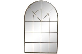 MIROIR MÉTAL MIROIR 82,5X3X130,5 FENÊTRE OR ES184656 1