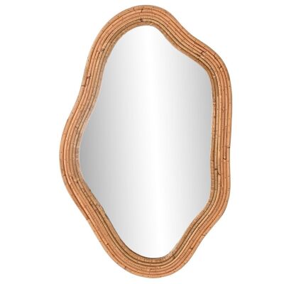 CRYSTAL RATAN MIRROR 51X2X81 NATURAL ES212280