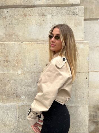 Cropped Trench coat 5