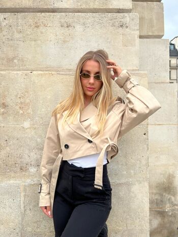 Cropped Trench coat 20