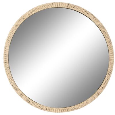 Specchio in Corda Abete 80X3,5X80 Naturale MB209212