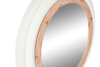 MIROIR SAPIN MIROIR 65X6X65 BLANC ES209216 2