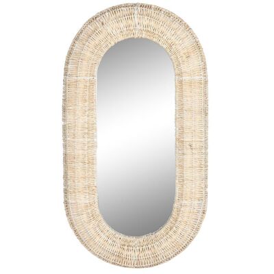 SPECCHIO IN FIBRA 69X8.5X128.5 NATURALE ES211835