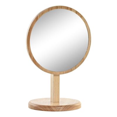 MIRROR HEVEA / RUBBERWOOD 15X12X22,5 15CM NATURAL PB202246