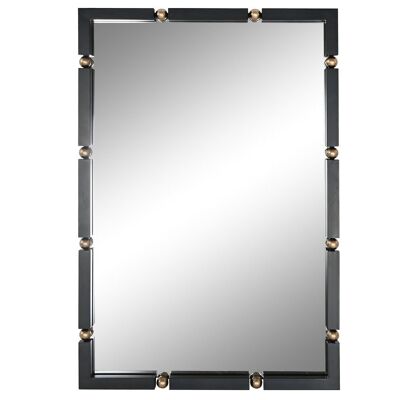 Espejo Hierro Cristal 64,5X5X96,5 Negro ES212247