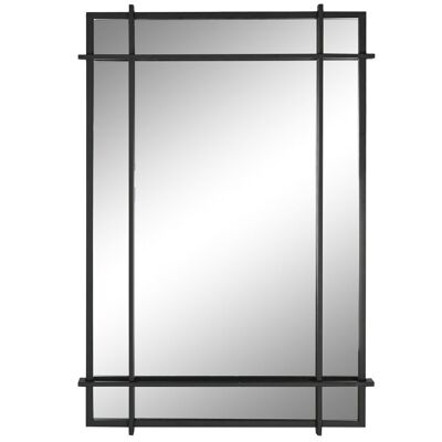Specchio in vetro ferro 65X6X95 Nero ES212248