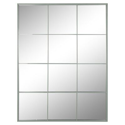 ESPEJO HIERRO CRISTAL 90X1X120 VENTANA VERDE MENTA ES211597